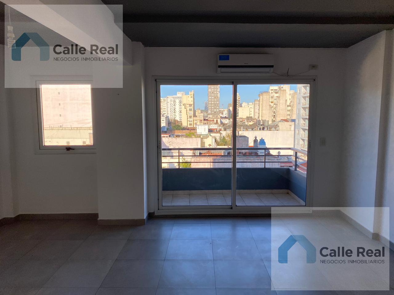 Departamento mono ambiente luminoso con expansion visual