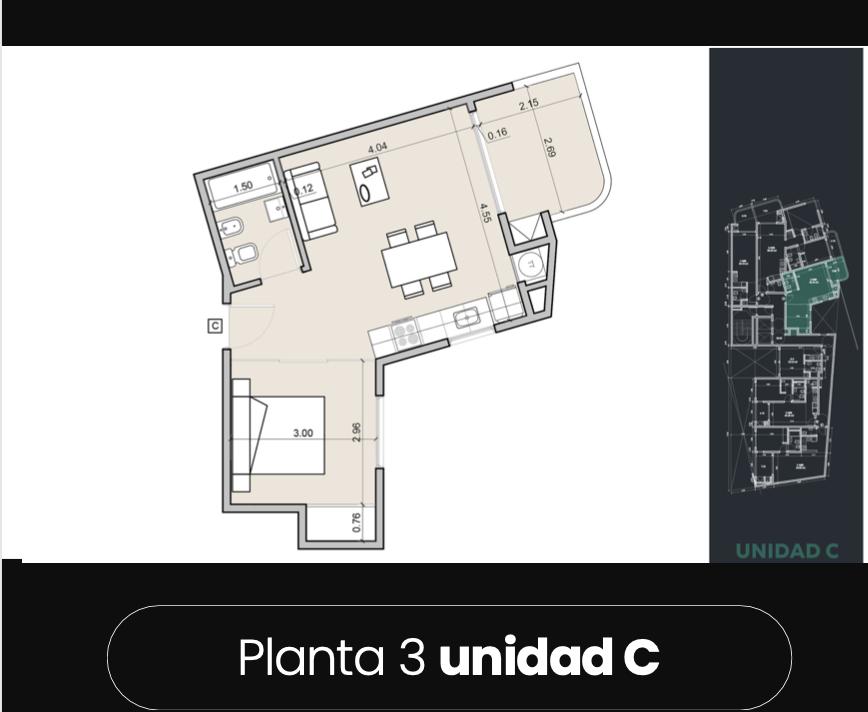 Departamento en venta dos ambientes full amenities